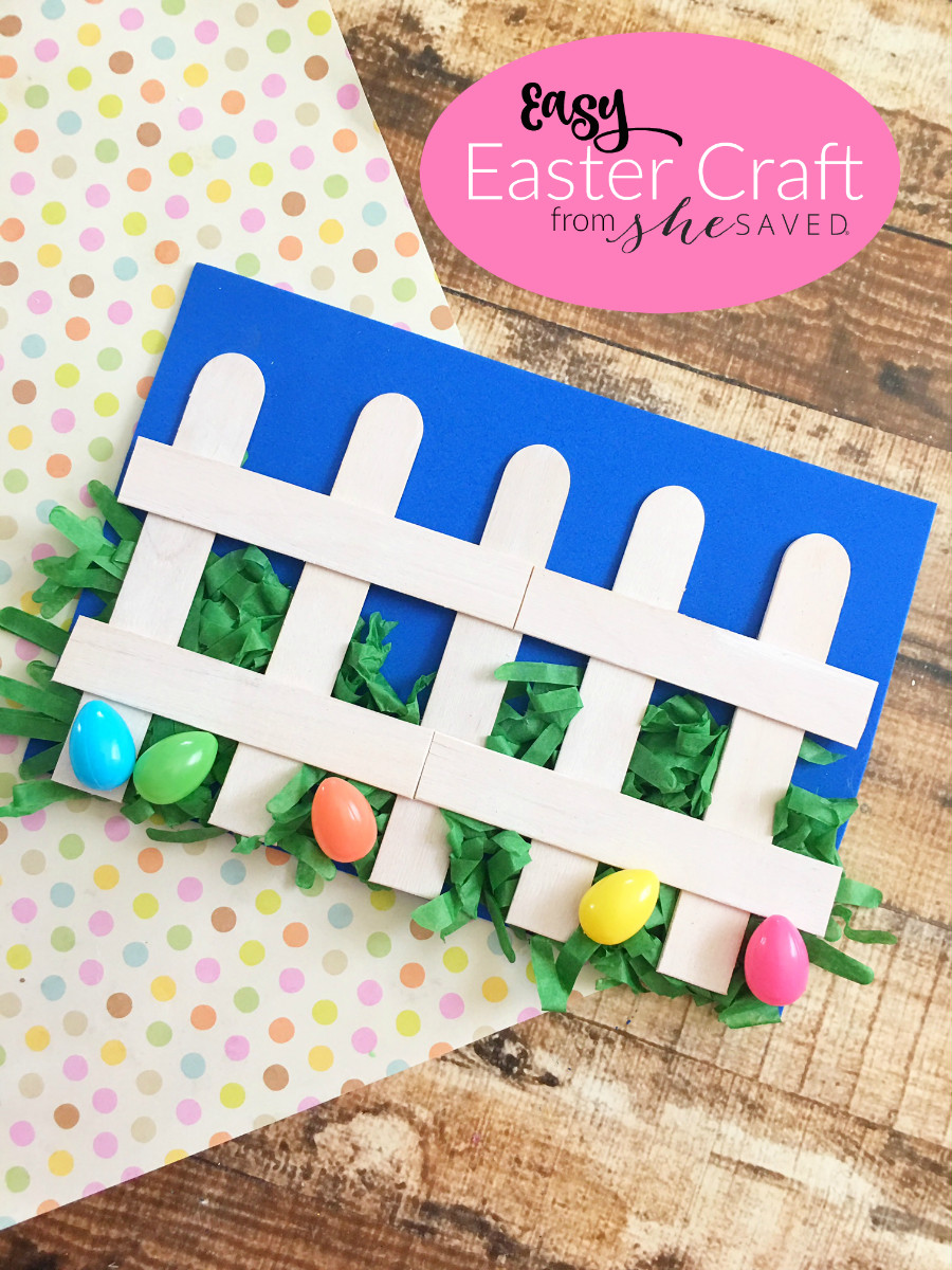 Easter Crafts For Preschoolers
 Easy Easter Craft for Preschool Easter Fence Project