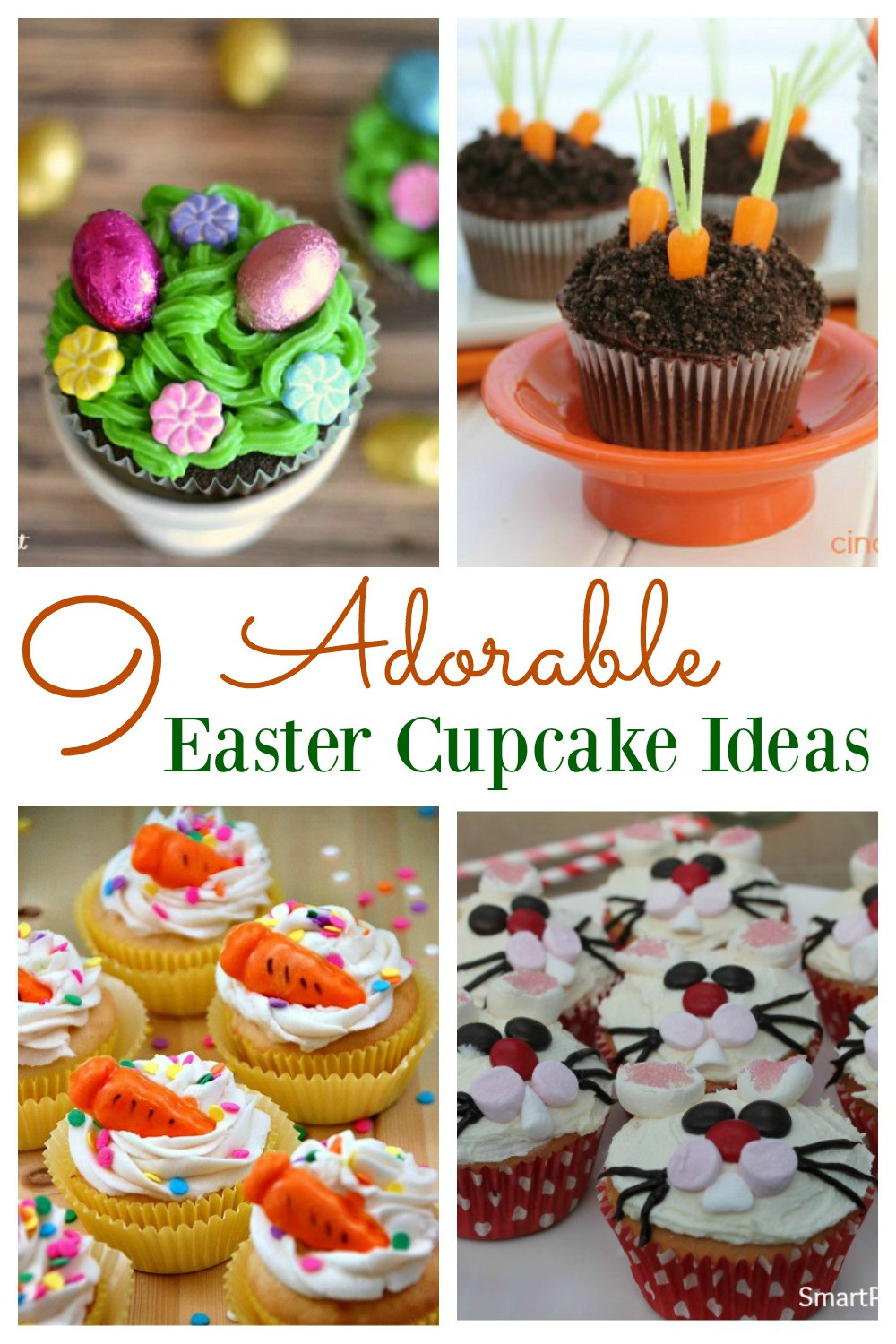 Easter Cupcakes Ideas
 9 Adorable Easter Cupcake Ideas
