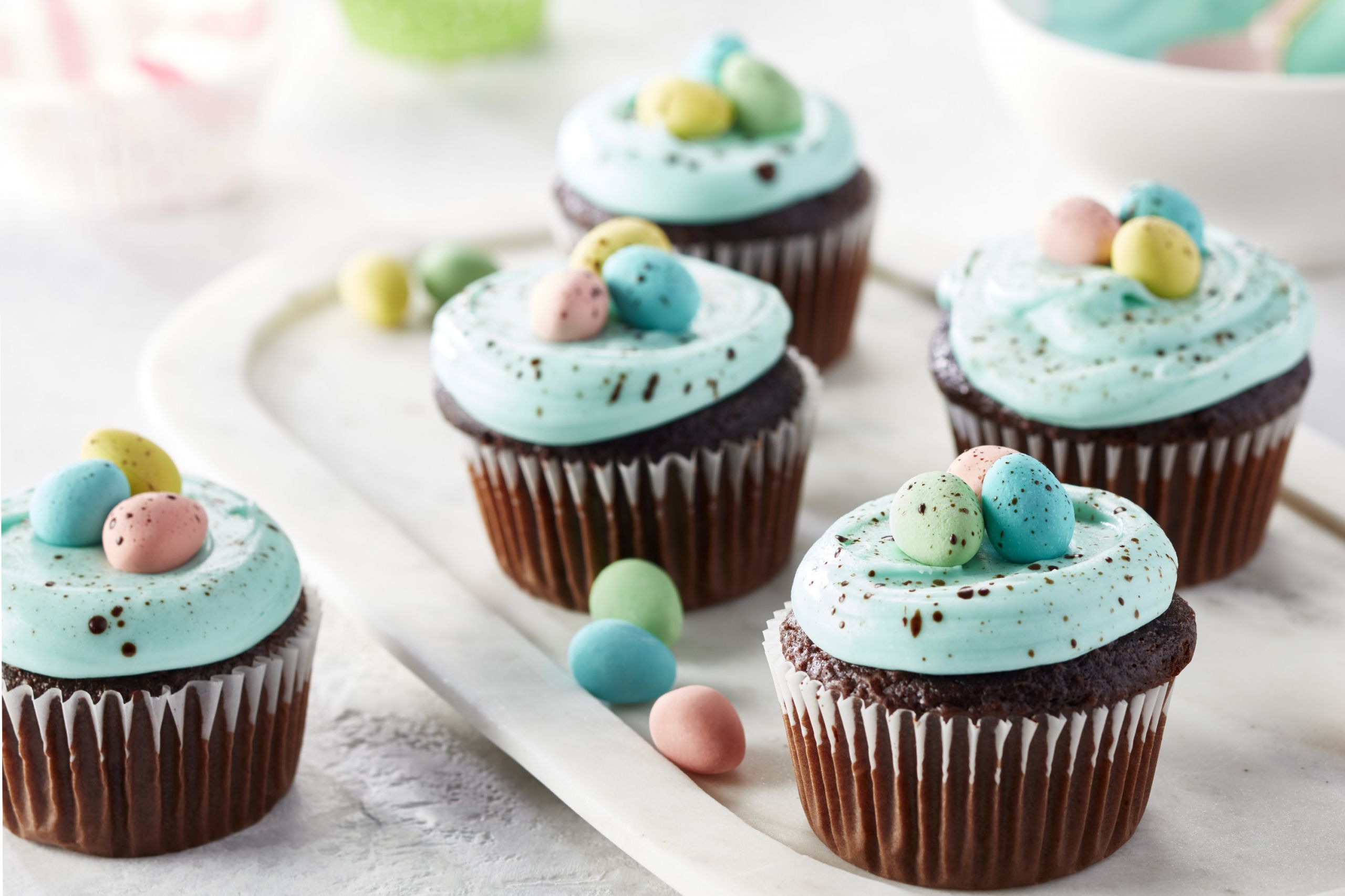 Easter Cupcakes Recipes
 Easter Egg Speckled Cupcakes Recipe Kraft Canada