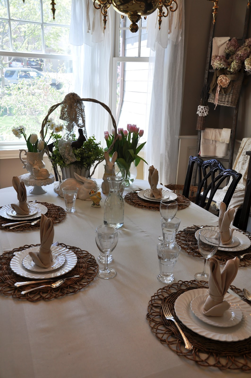 Easter Dinner Table Settings
 Serendipity Refined Blog Simple Easter Dinner Table Setting