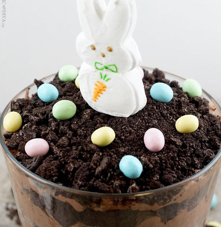 Easter Dirt Cake Recipe
 Easter Bunny Dirt Cake Trifle Recipe