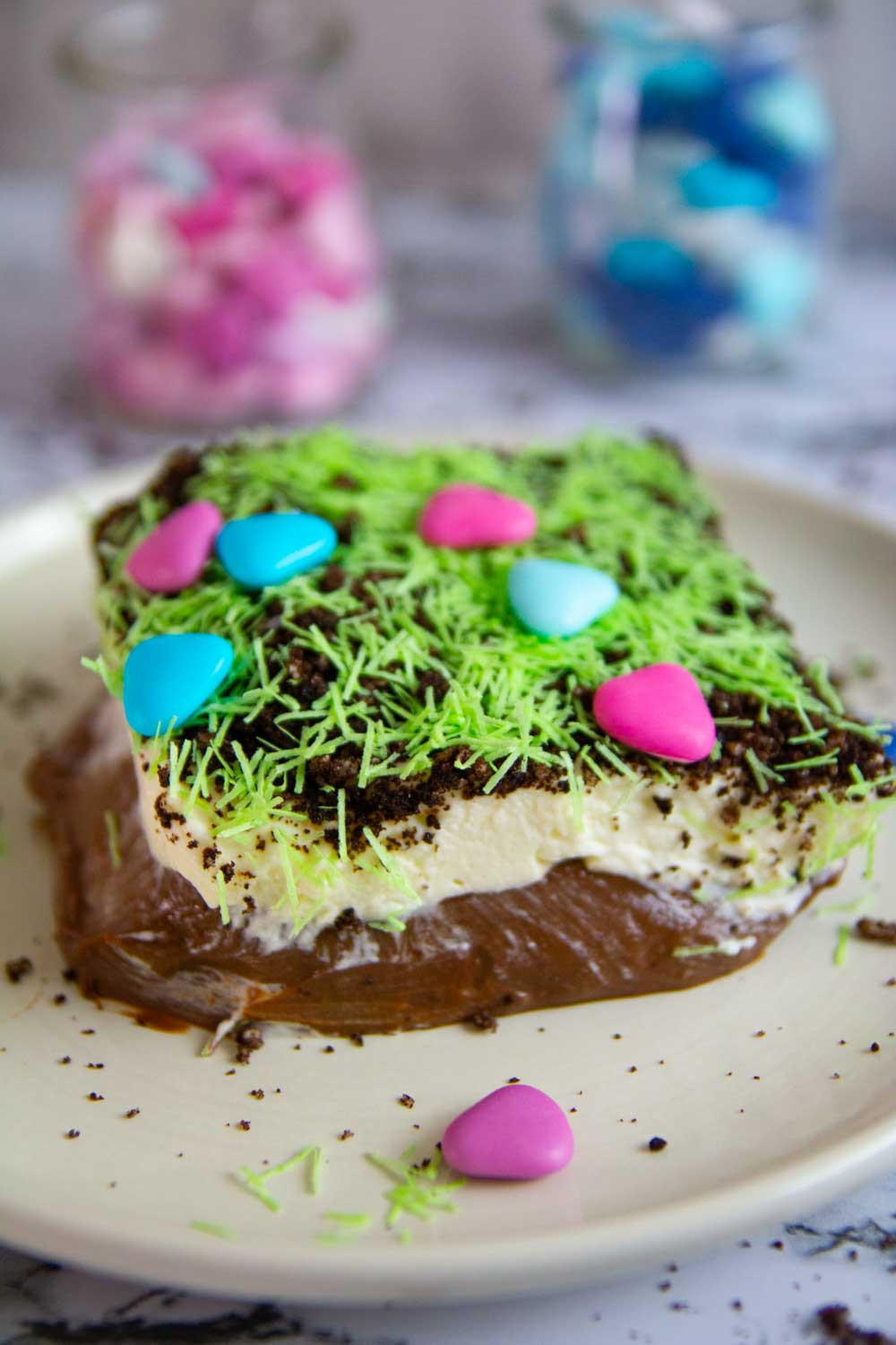 Easter Dirt Cake Recipe
 Easy Easter Dirt Cake Recipe with Homemade Chocolate Pudding