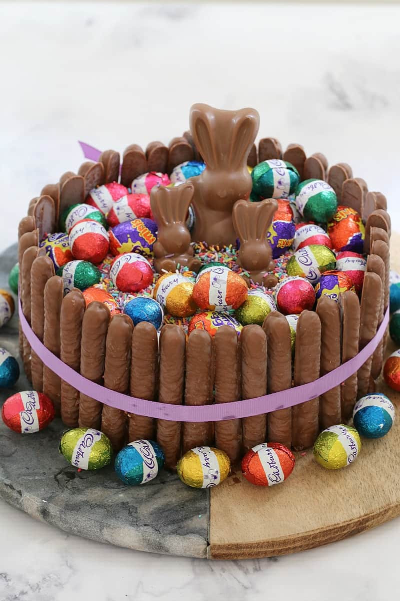 Easter Egg Cake Ideas
 Cheats 15 Minute Chocolate Overload Easter Cake Bake