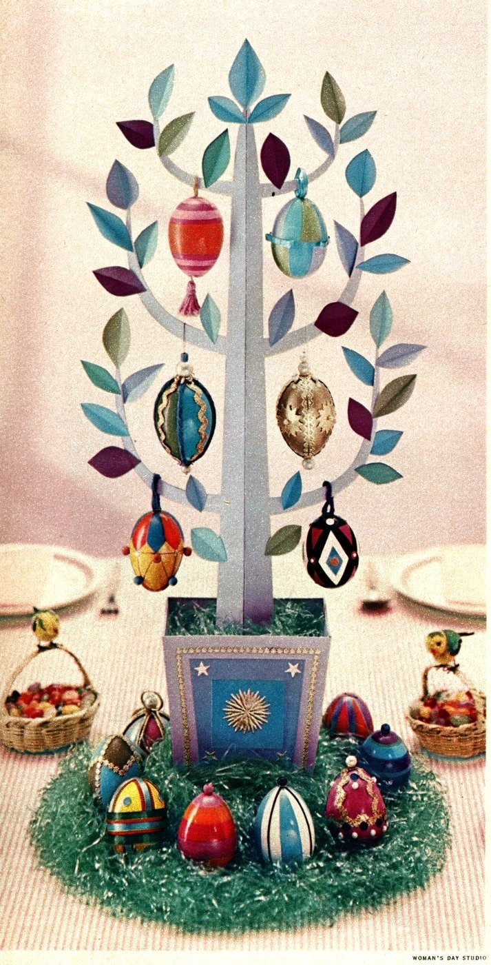 Easter Egg Craft
 Make a beautiful Easter egg tree craft with this vintage