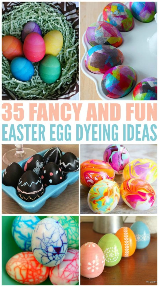 Easter Egg Dye Ideas
 35 Fancy and Fun Easter Egg Dyeing Ideas