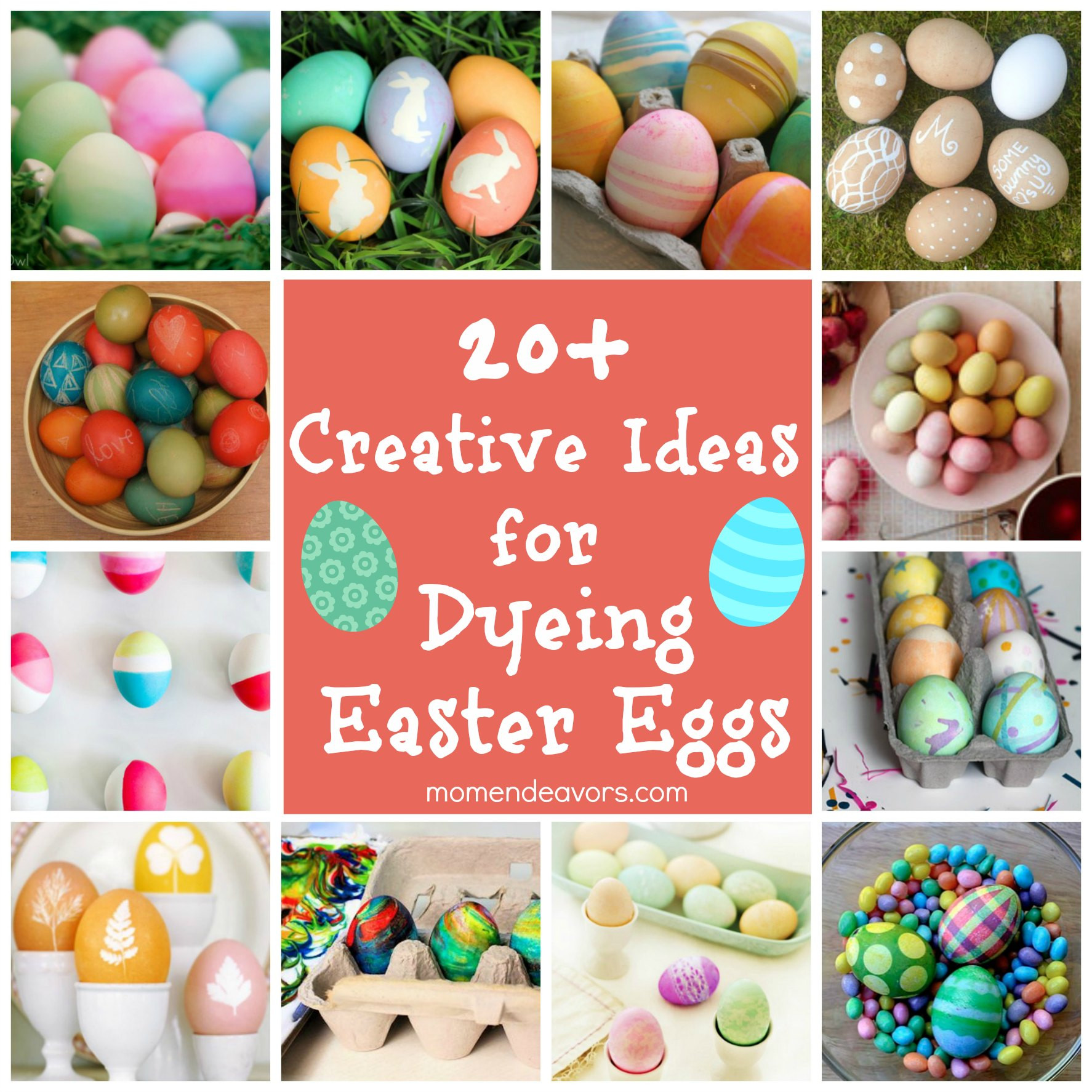 Easter Egg Dye Ideas
 Dyeing Easter Eggs – 20 Creative Ideas