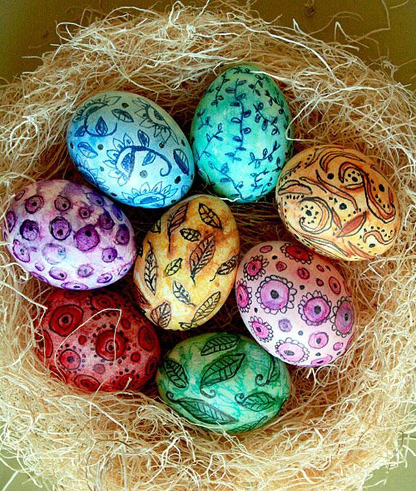 Easter Egg Dye Ideas
 Dye Easter Eggs – 20 great ideas for decorating Easter