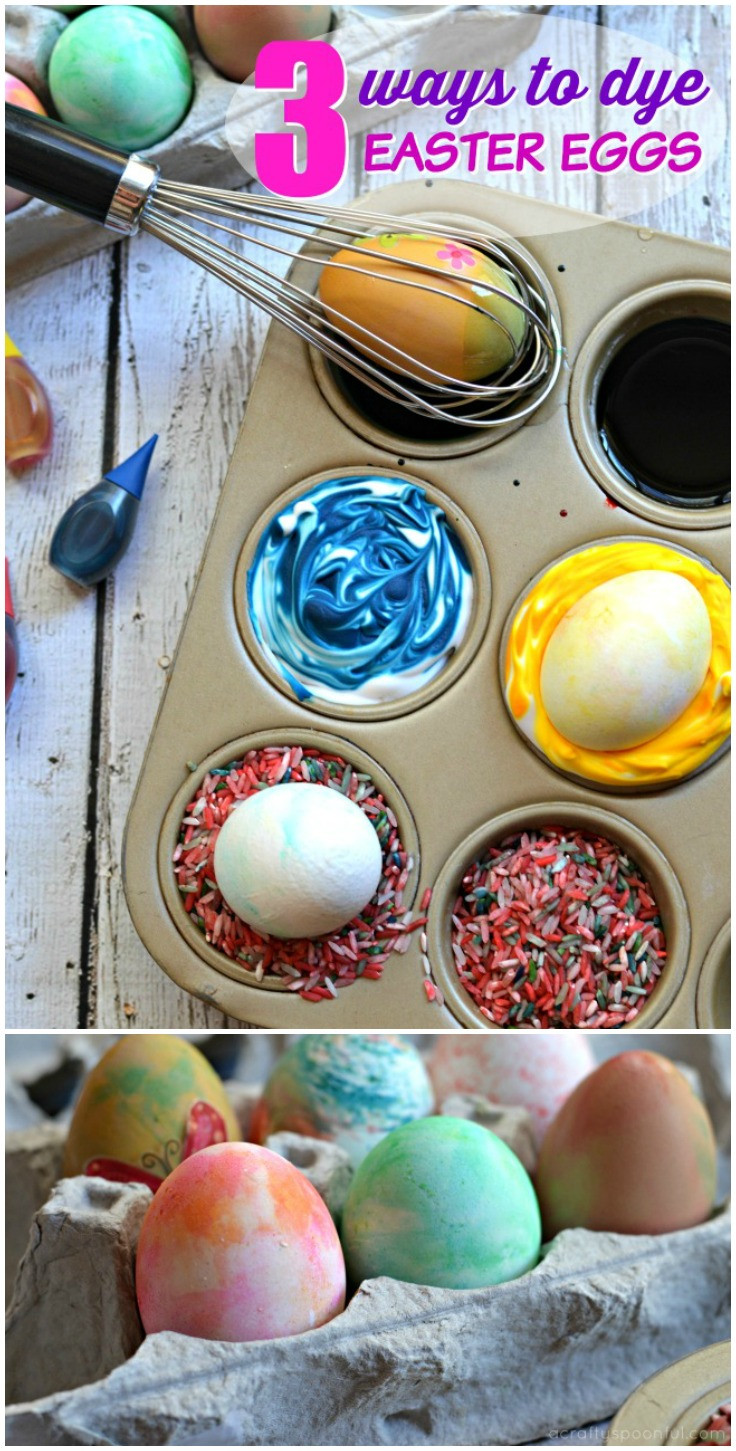 Easter Egg Dye Ideas
 3 Ways to Dye Easter Eggs with Toddlers and Preschoolers