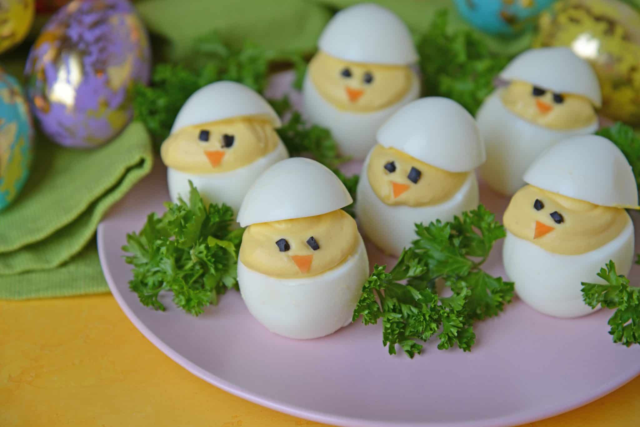 Easter Egg Recipe
 Deviled Egg Chicks Classic Deviled Eggs for Easter