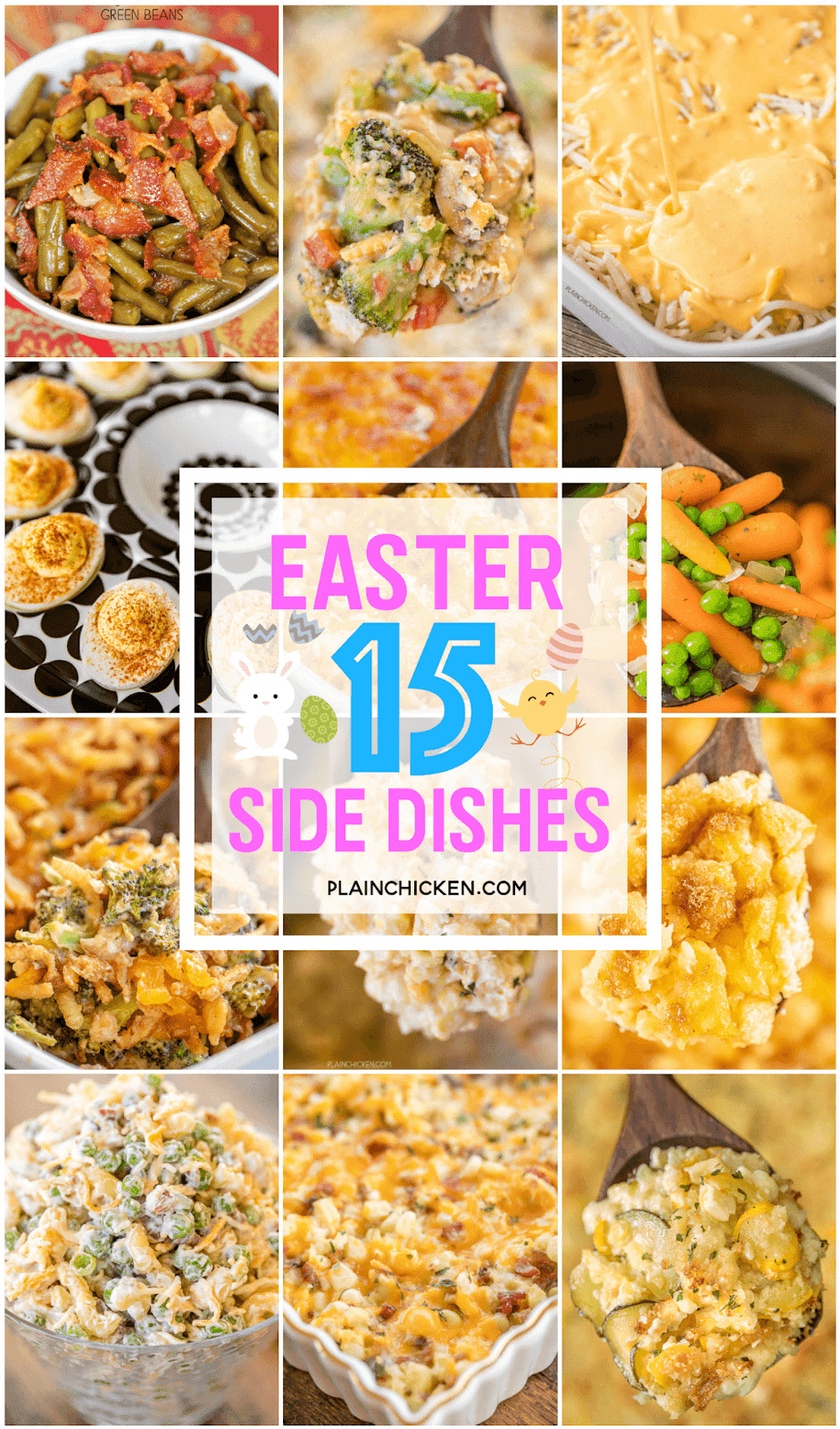 Easter Ham Dinner Sides
 Top 15 Side Dishes for Easter Dinner Plain Chicken