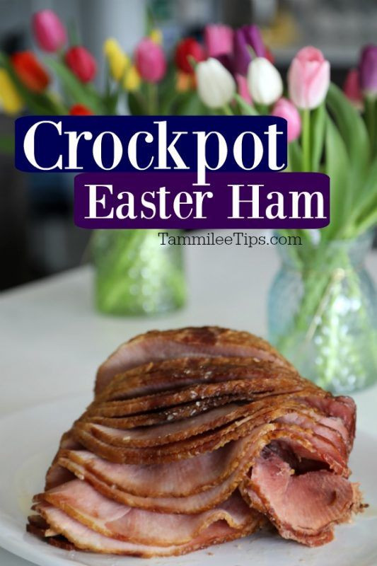 Easter Ham In A Crockpot
 Super easy Crock Pot Ham Recipe Make holiday prep a