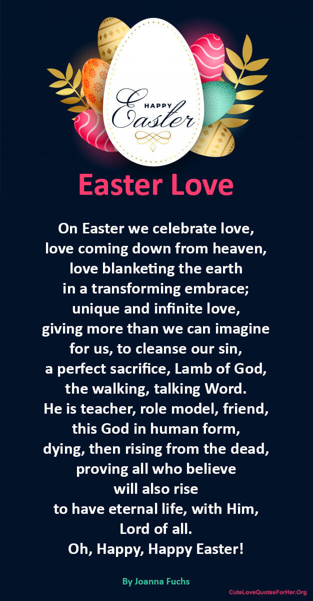 Easter Love Quotes for Him Fresh 30 Easter Love Poems 2021 for Him and Her