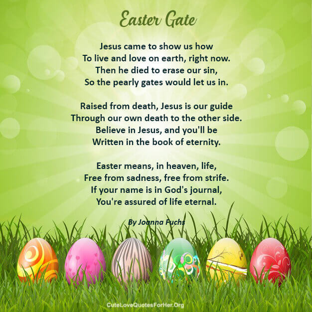 Easter Love Quotes For Him
 30 Easter Love Poems 2021 for Him and Her