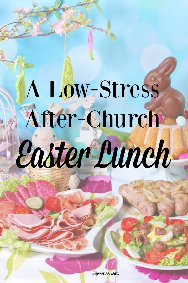 Easter Lunch Menu Ideas
 Low Stress After Church Easter Lunch wifesense