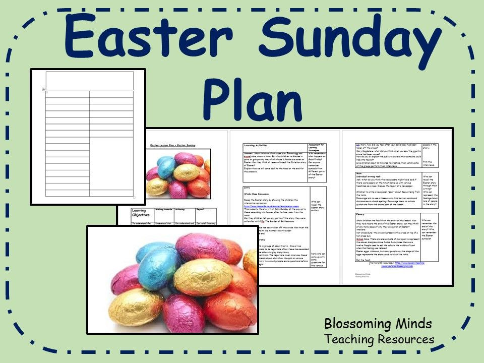 Easter Sunday Activities
 Easter Sunday RE Lesson KS2