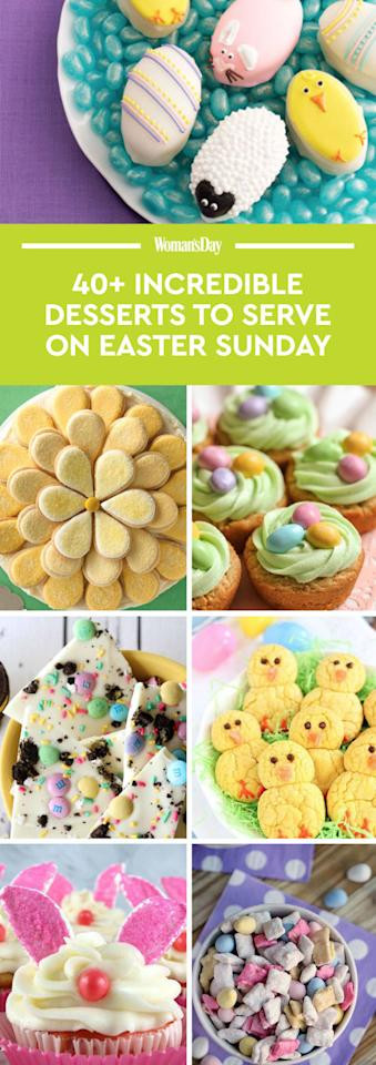 Easter Sunday Desserts
 48 Incredible Desserts to Serve on Easter Sunday