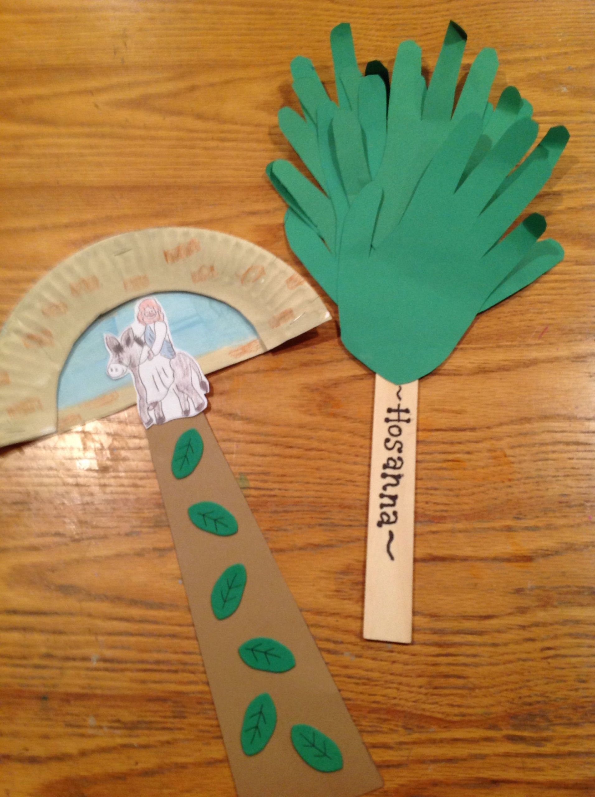 Easter Sunday School Ideas
 Palm Sunday Craft