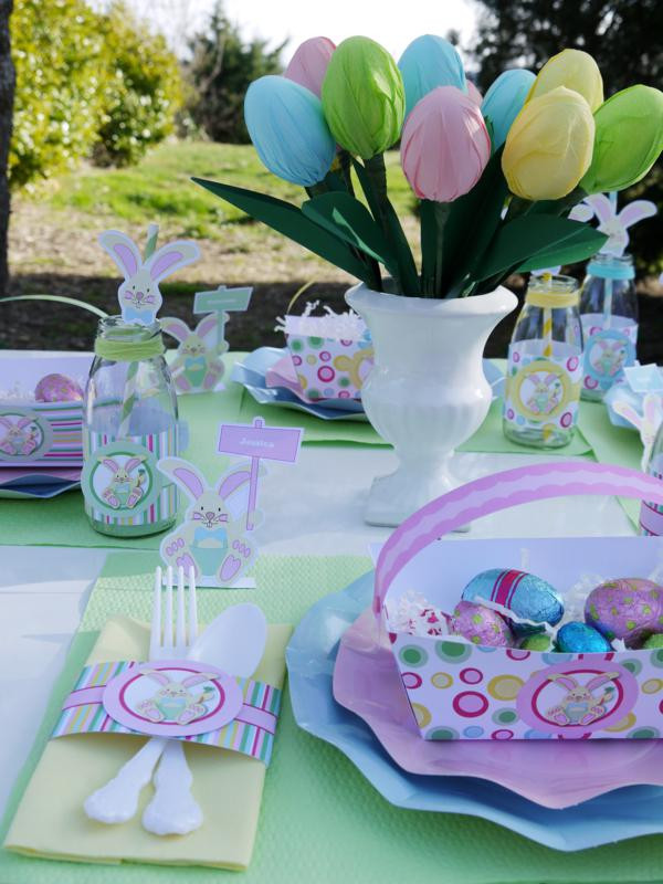 Easter Themed Birthday Party Ideas
 Kara s Party Ideas Kids Pastel Easter Bunny Themed Brunch