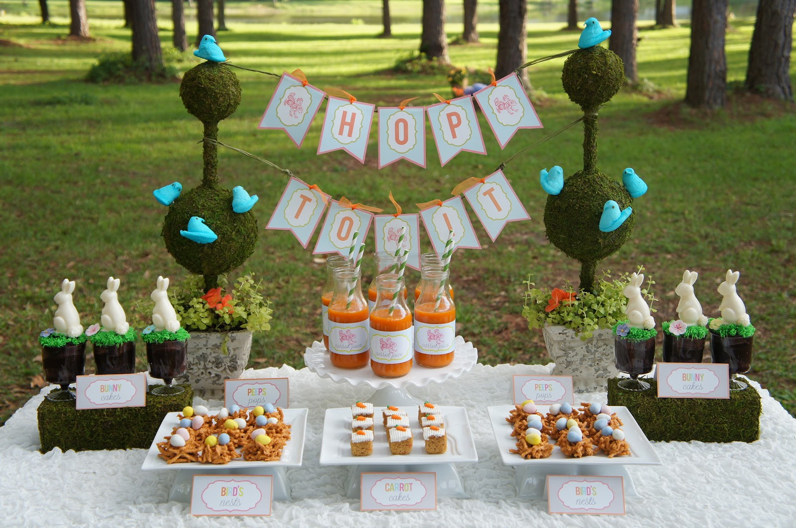 Easter Themed Birthday Party Ideas
 Hop Over Easter Party Real Parties I ve Styled