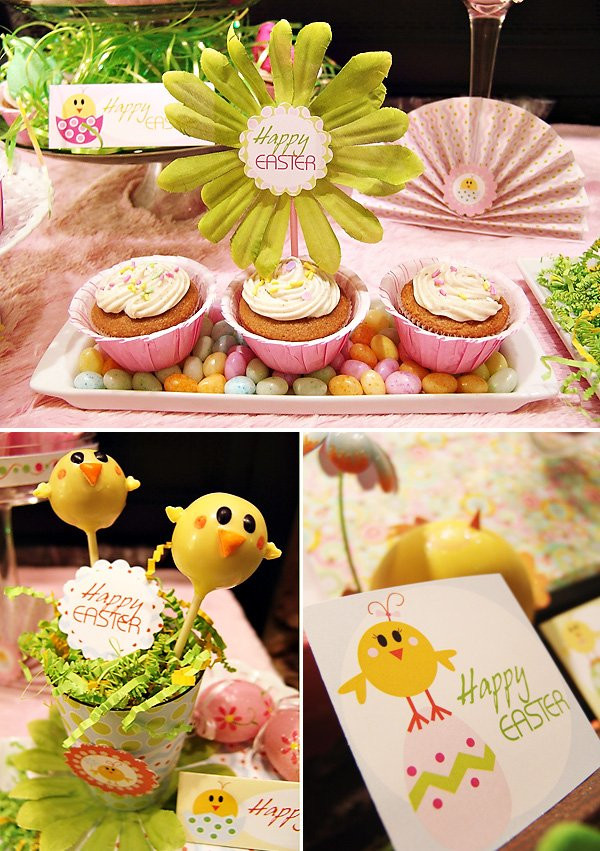 Easter Themed Birthday Party Ideas
 Darling "Little Chick" Easter Party Theme Hostess with