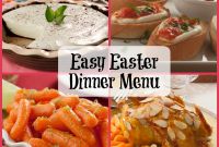 Easy Easter Menu Ideas Beautiful Easy Easter Dinner Menu