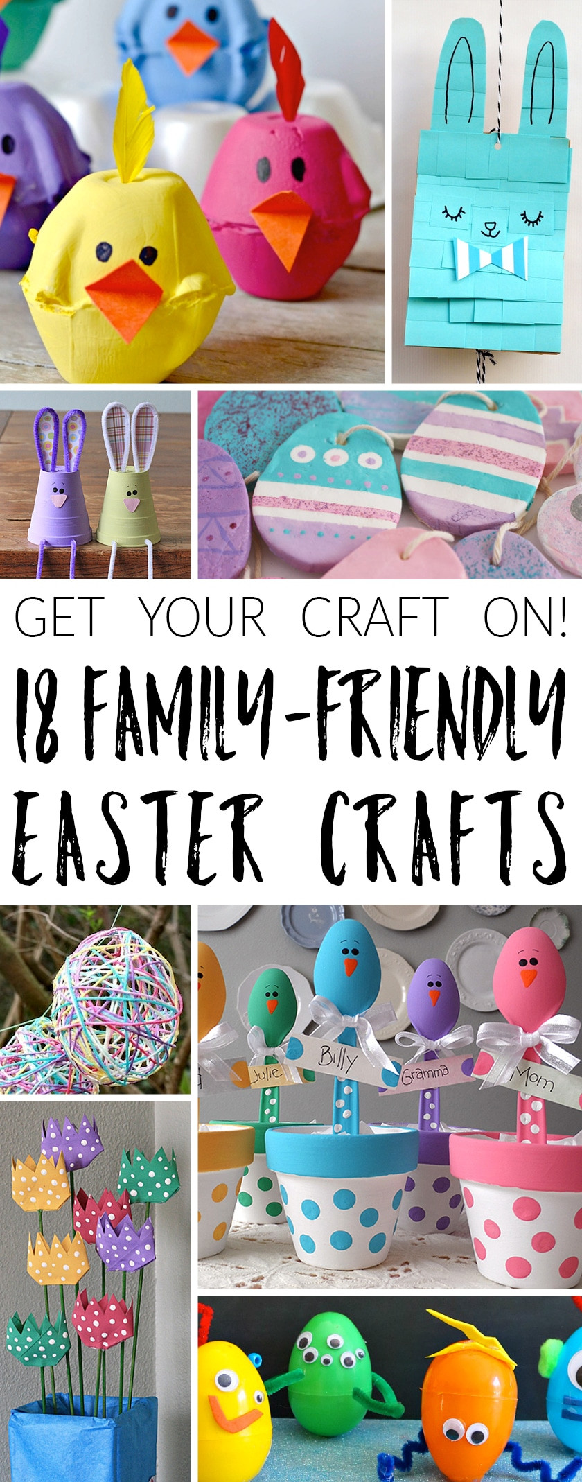 Family Easter Ideas
 Get your craft on 18 family friendly Easter craft ideas