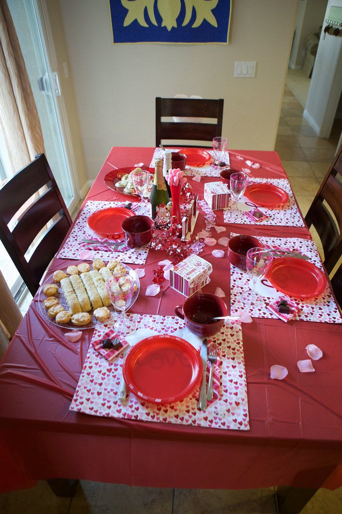 Family Valentine Dinners
 Valentine s Dinner Table