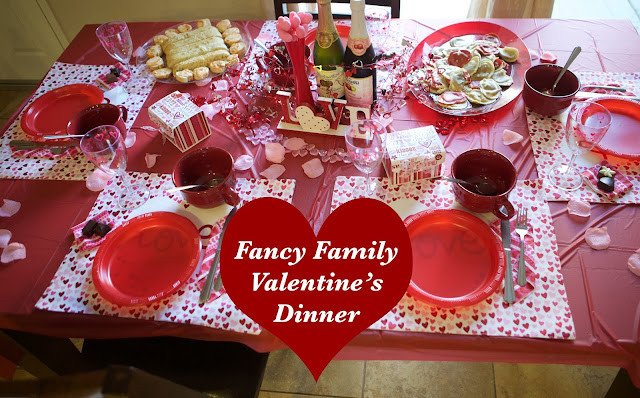 Family Valentine Dinners
 Emmy Mom e Day at a Time What We Ate in February A