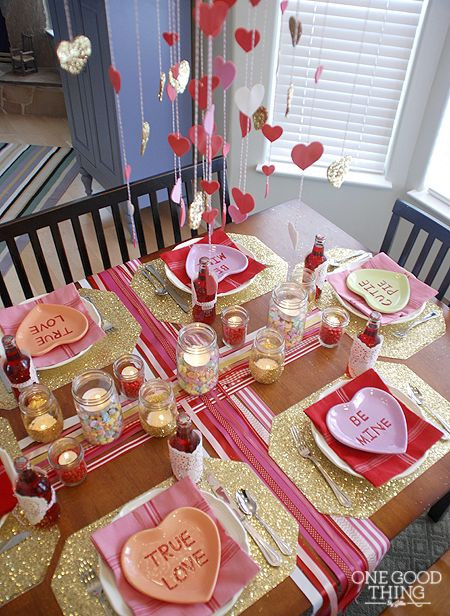 Family Valentine Dinners
 Extraordinary Valentines Table Settings For A Classy