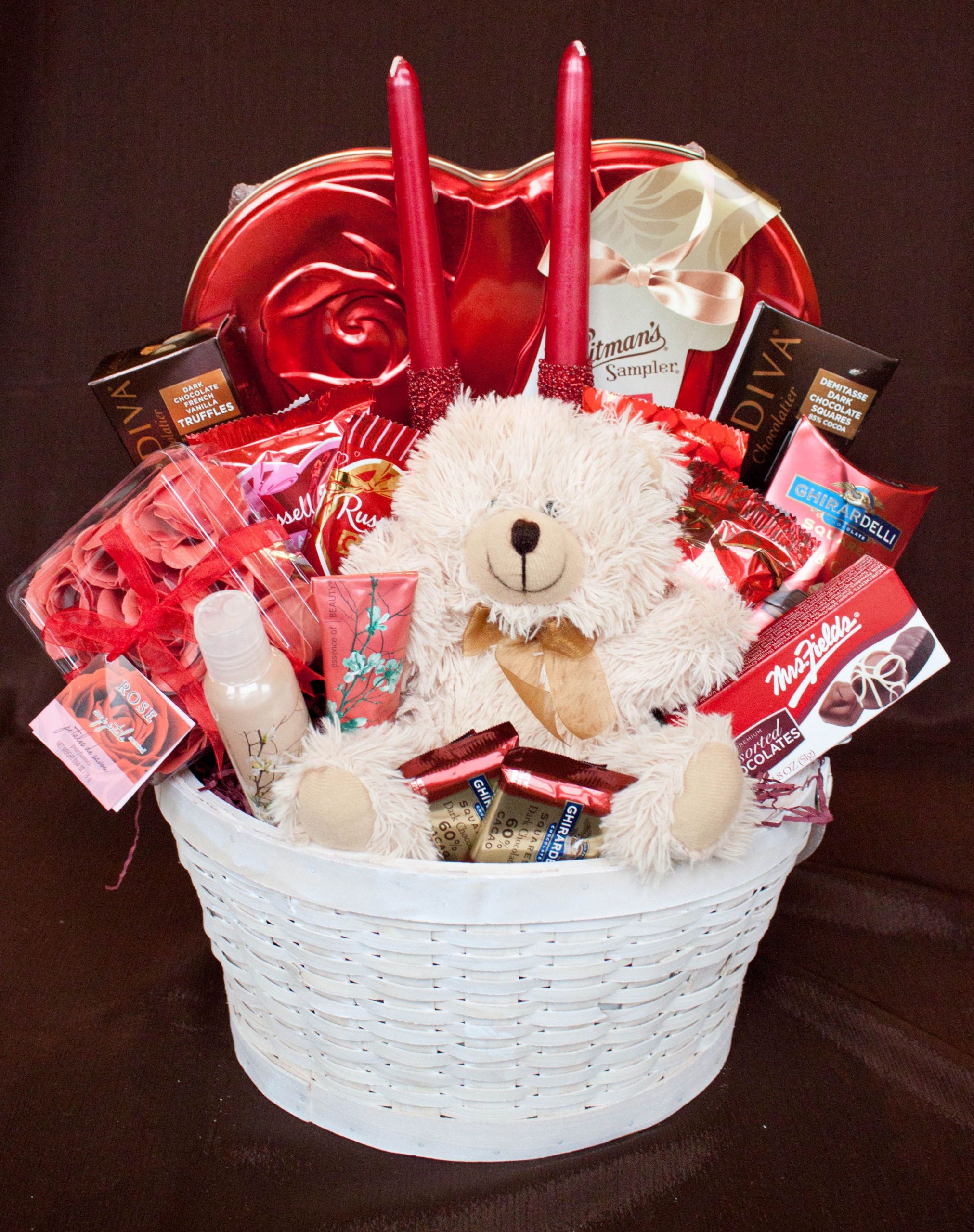 First Valentine Day Gift Ideas
 Valentine Basket