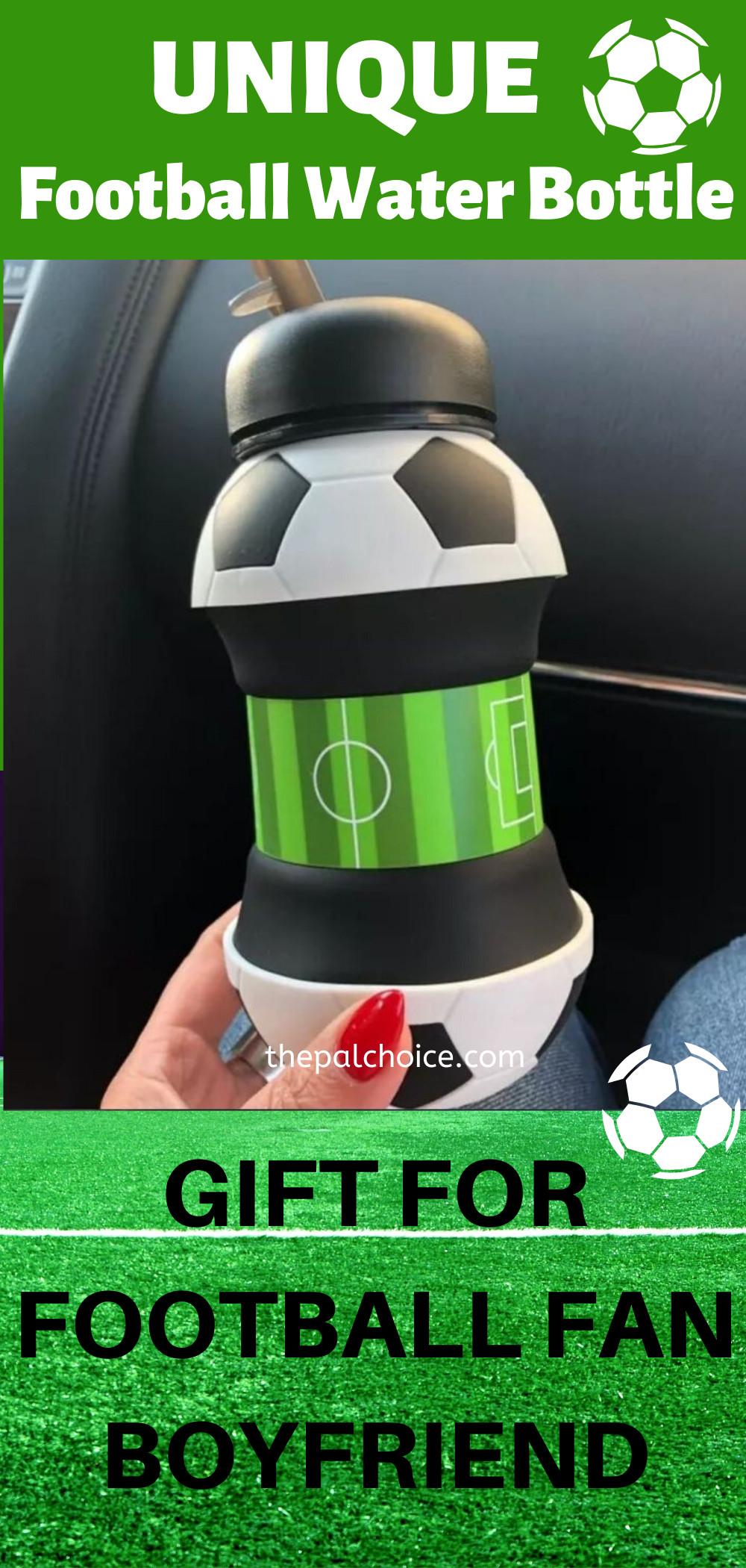 Football Gift Ideas For Boyfriend
 Eco Friendly Football Sports Collapsible Water Bottle