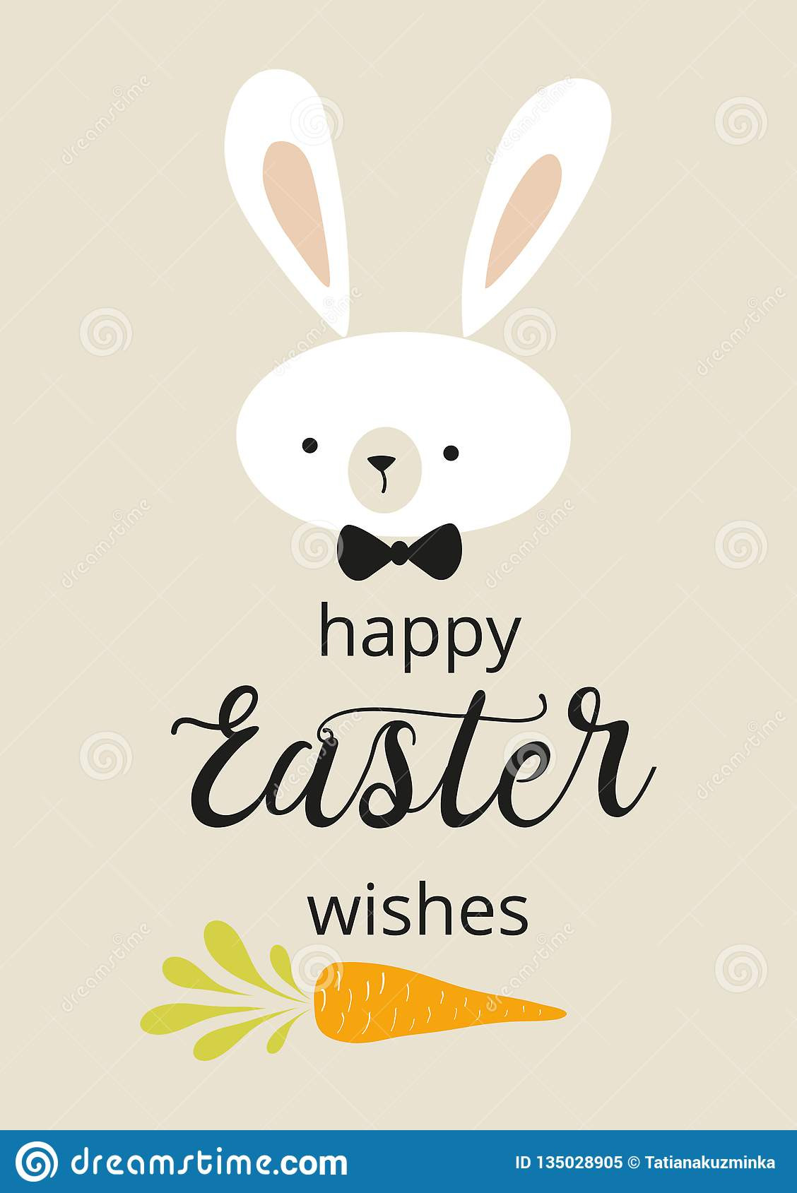 Funny Easter Bunny Quotes
 Easter Typography Quote Happy Easter Wishes Decorated