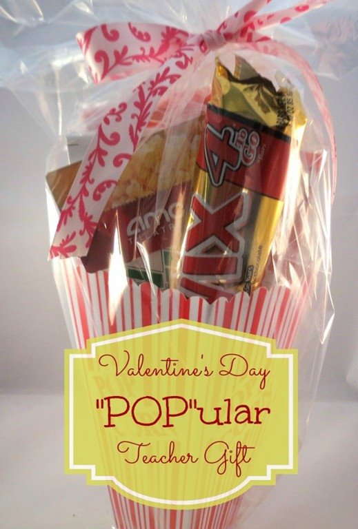 Funny Valentines Gift Ideas
 "Pop" ular Valentine Teacher Gift Idea