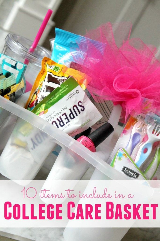 Gift Ideas For College Girls
 DIY College Care Package Easy Gift Idea for a College