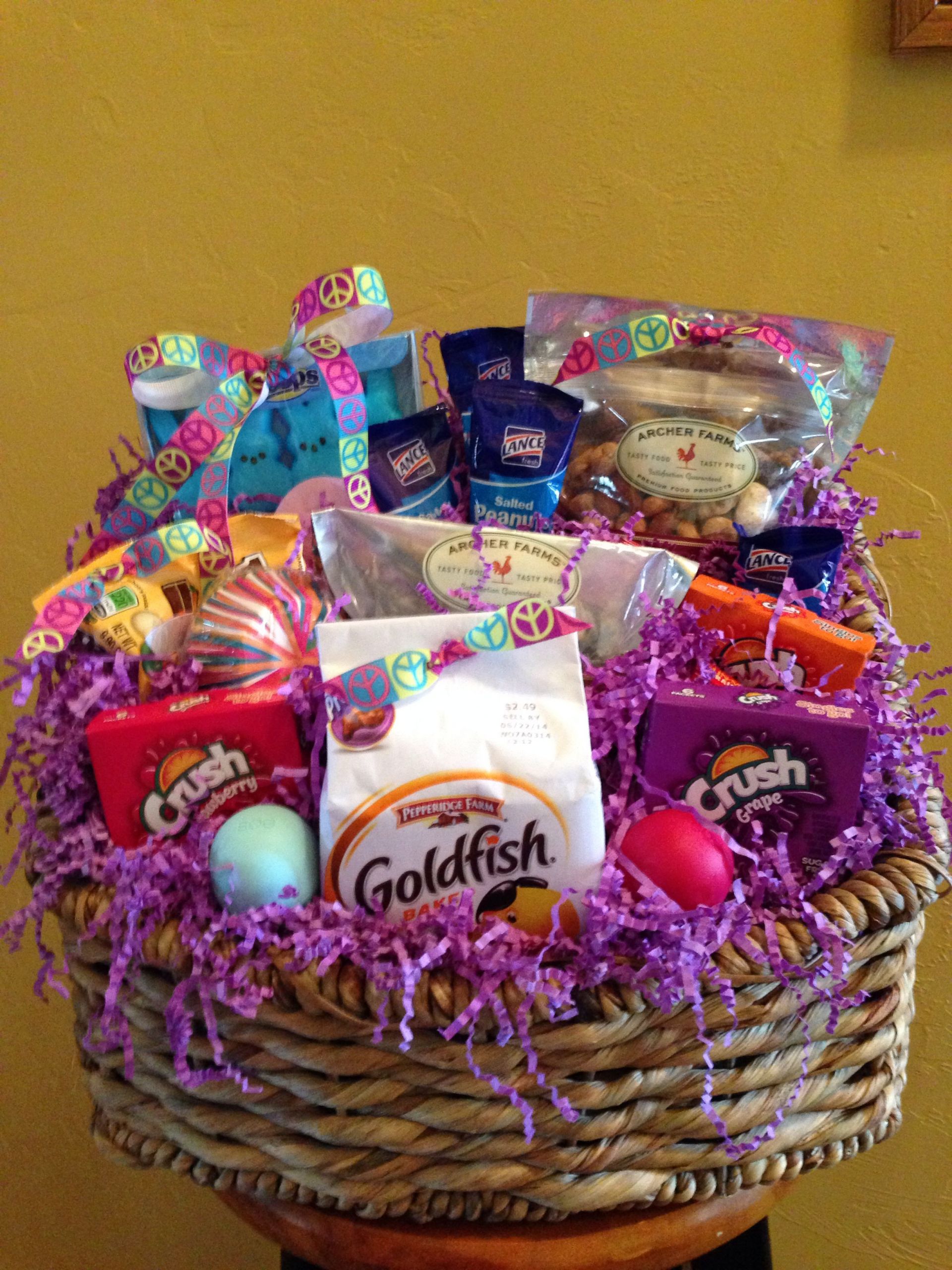 Gift Ideas For College Girls
 Easter basket for my college girl