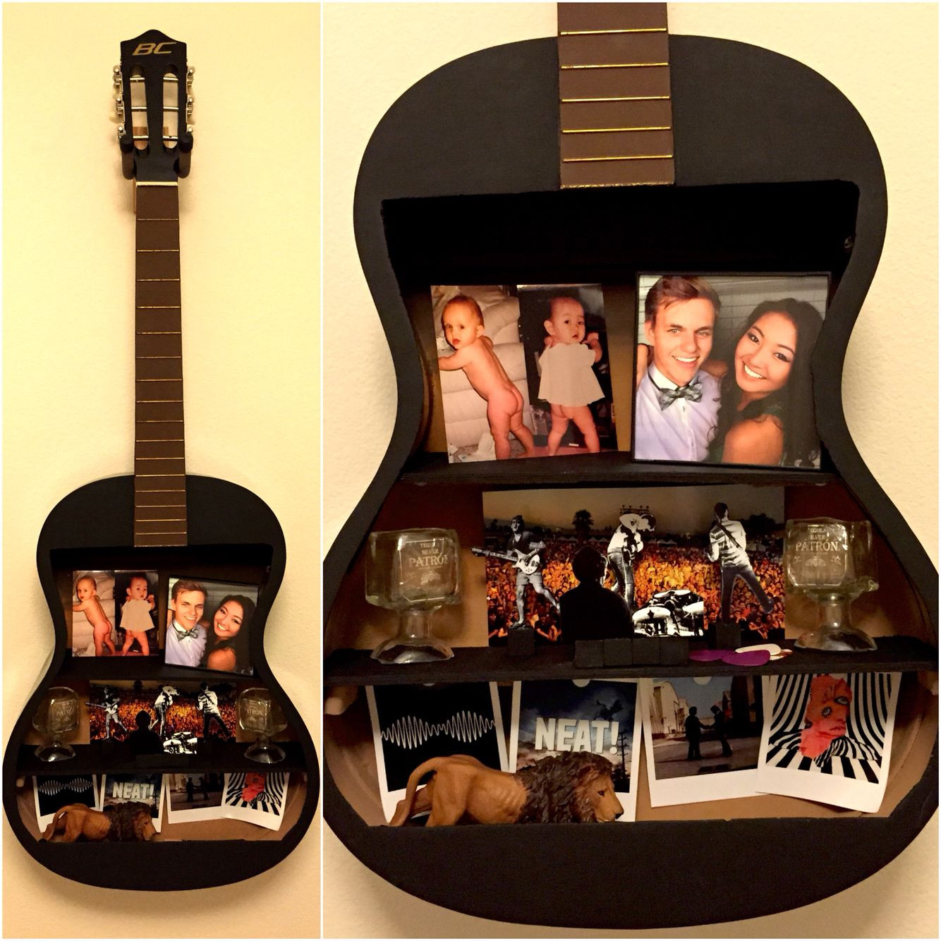 Gift Ideas for Musician Boyfriend Unique Boyfriend Musician Guy Diy T Guitar Shelf