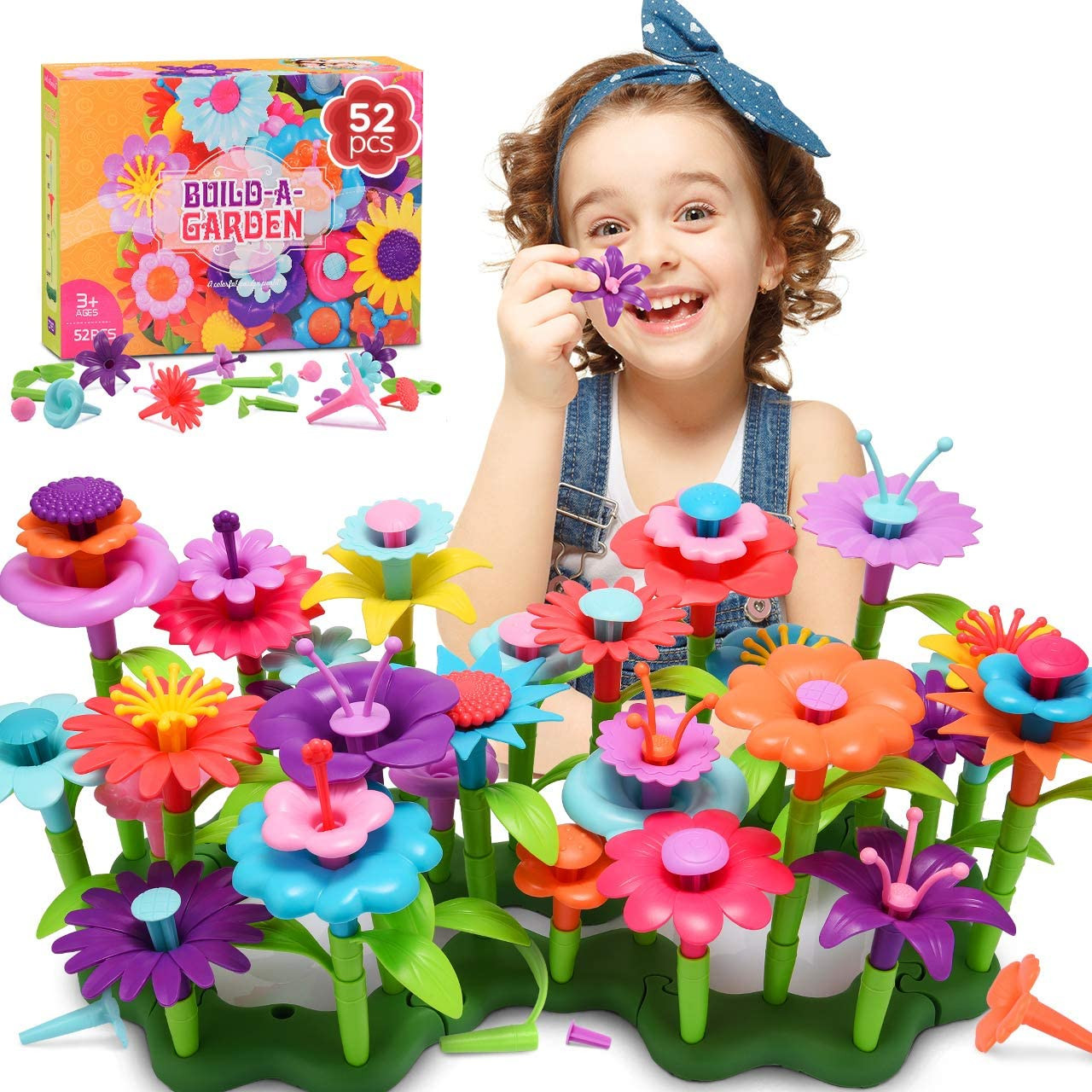 Girls Gift Ideas Age 5
 Snoky Toys for 3 12 Year Old Girls Flower Garden Building
