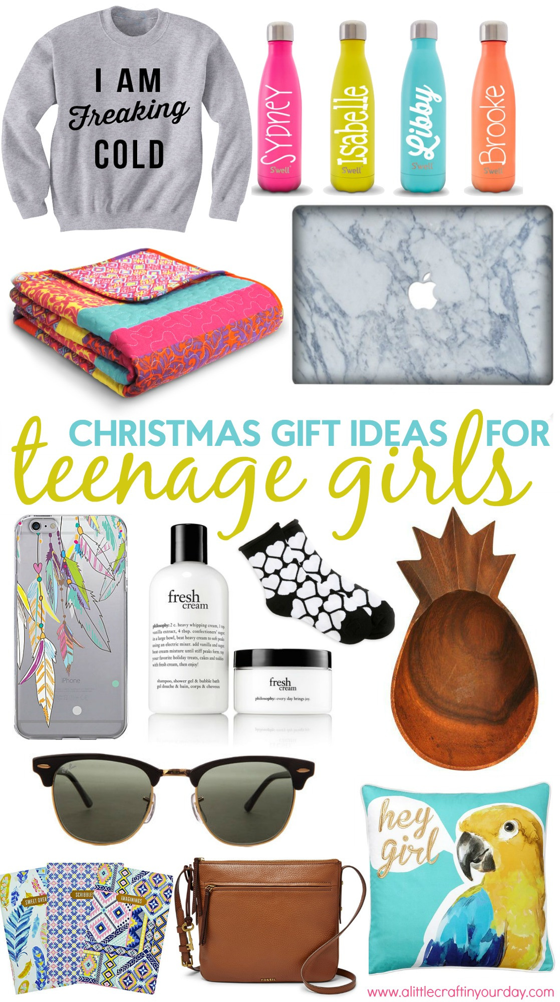 Good Gift Ideas For Girls
 Christmas Gift Ideas for Teen Girls A Little Craft In