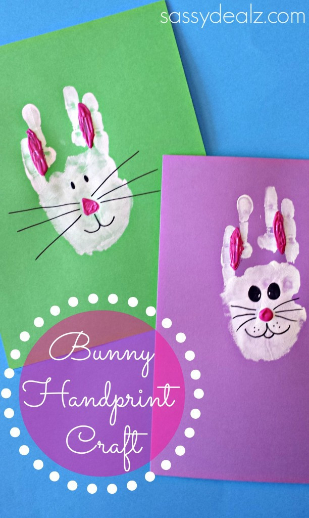 Handprint Easter Crafts
 21 Amazing Easter Egg Crafts for Kids They Will Love