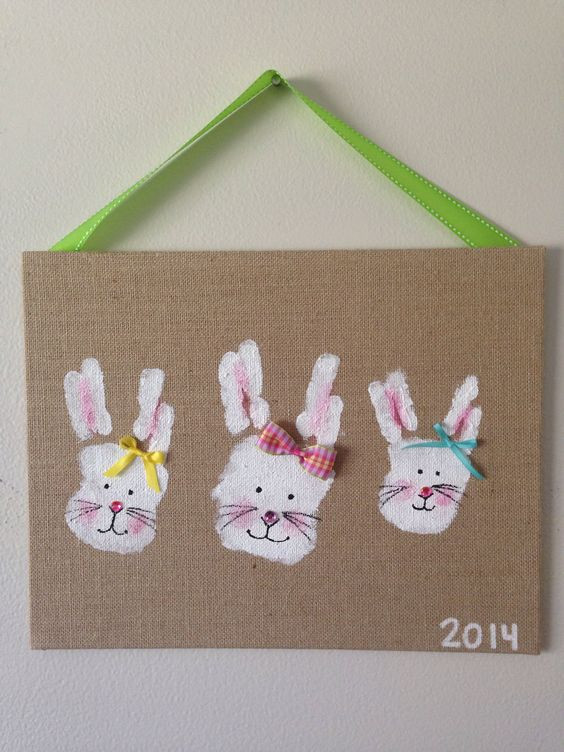 Handprint Easter Crafts
 18 Keepsakes Made with Family Handprint Ideas Page 5 of 5