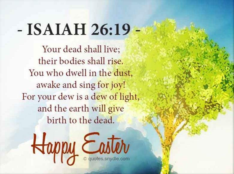 Happy Easter Quotes Bible Verses
 Easter Bible Verses Quotes From The Bible – Religious