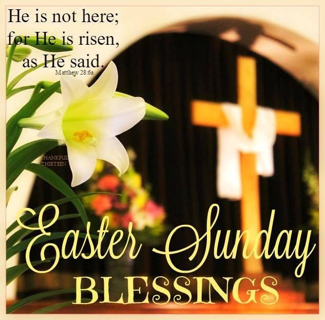 Happy Easter Sunday Quotes
 Easter Sunday Blessings Quote s and