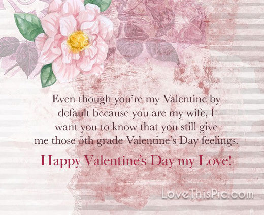 Happy Valentines Day Wife Quotes
 My Love My Wife Happy Valentines Day s and