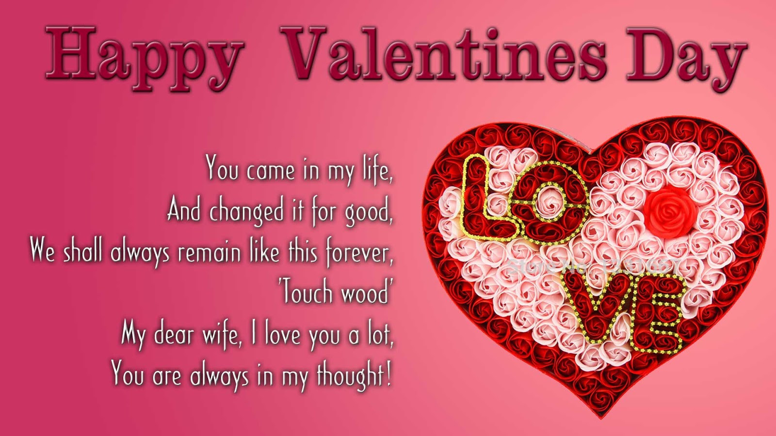 Happy Valentines Day Wife Quotes
 Special Happy Valentine’s Day 2017 Romantic Messages for