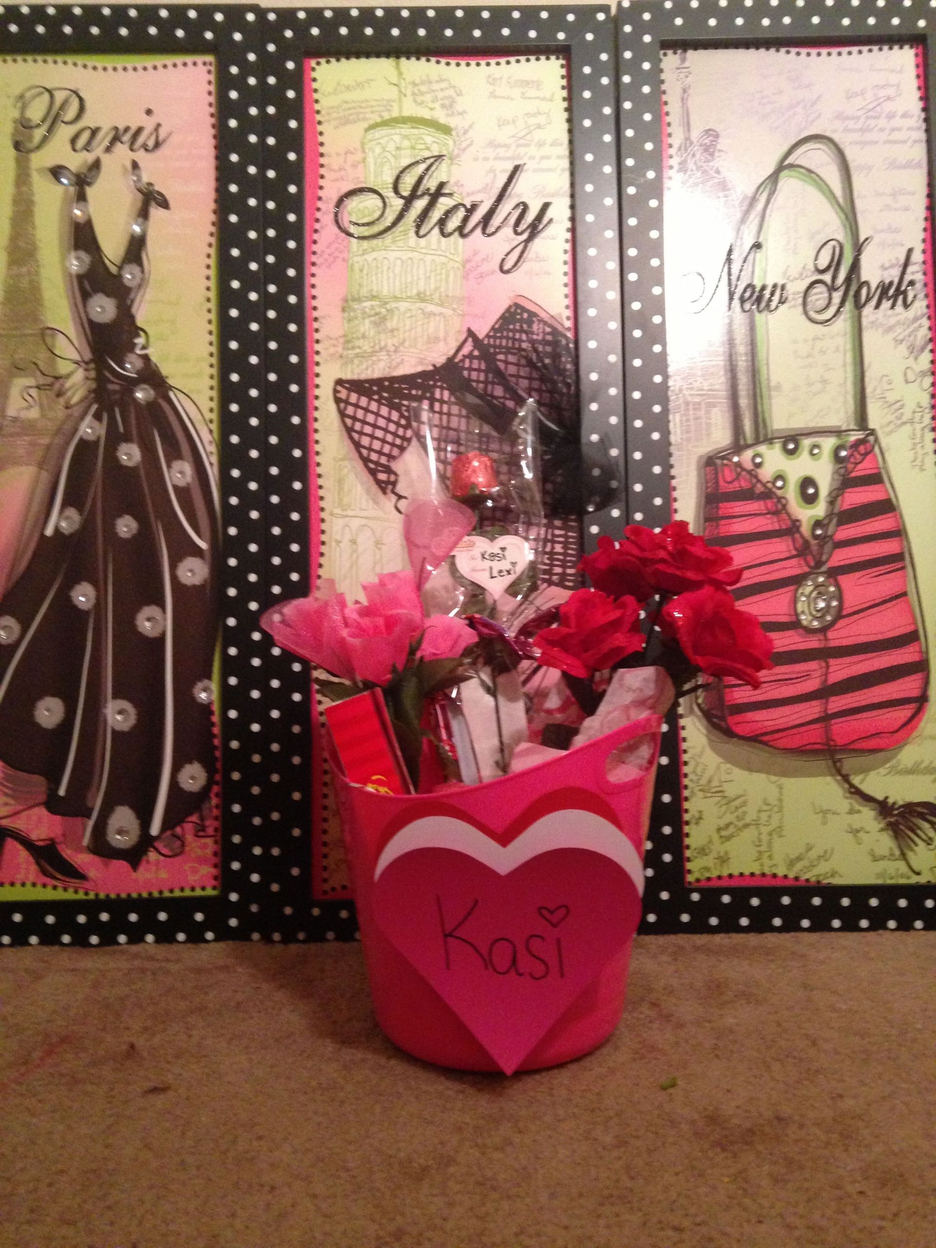 Homemade Valentine Gift Ideas For Her
 Valentine s Day Homemade Gift Basket for Sister Lots of