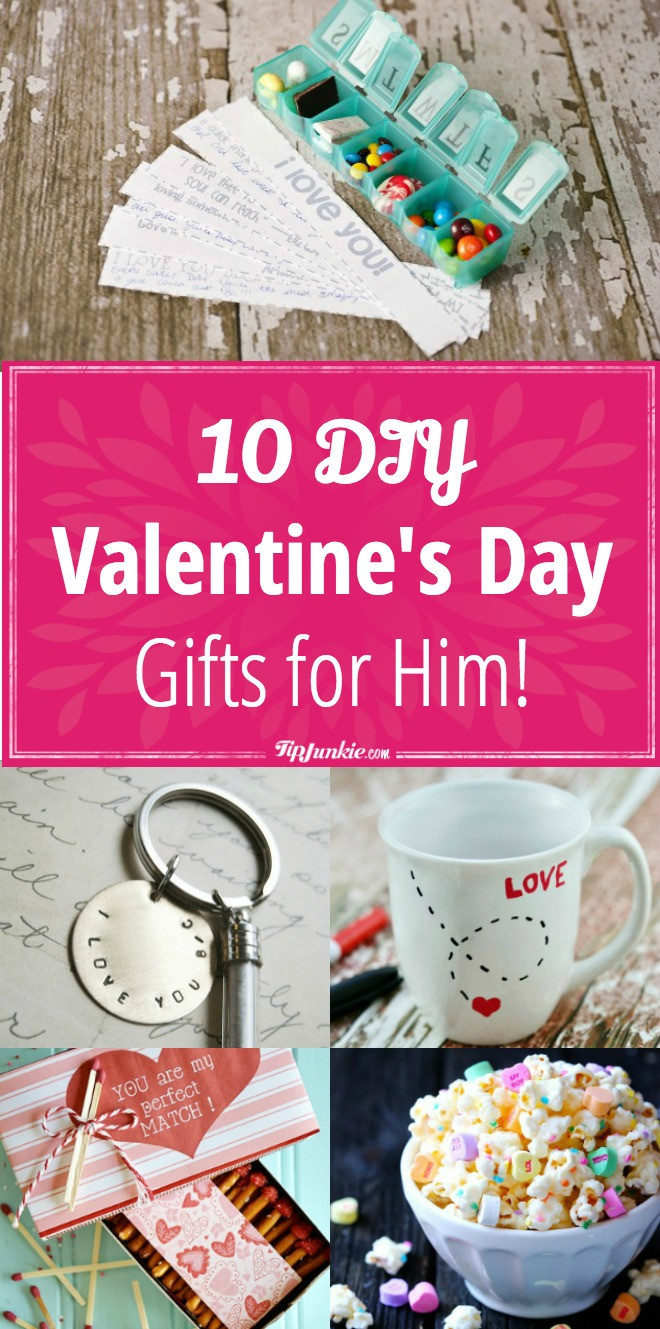 Homemade Valentine Gift Ideas Him
 10 DIY Valentine’s Day Gifts for Him – Tip Junkie