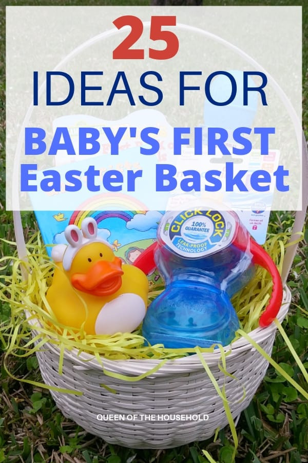 Ideas For Baby Easter Basket
 Baby s First Easter Basket Ideas 25 Queen of the