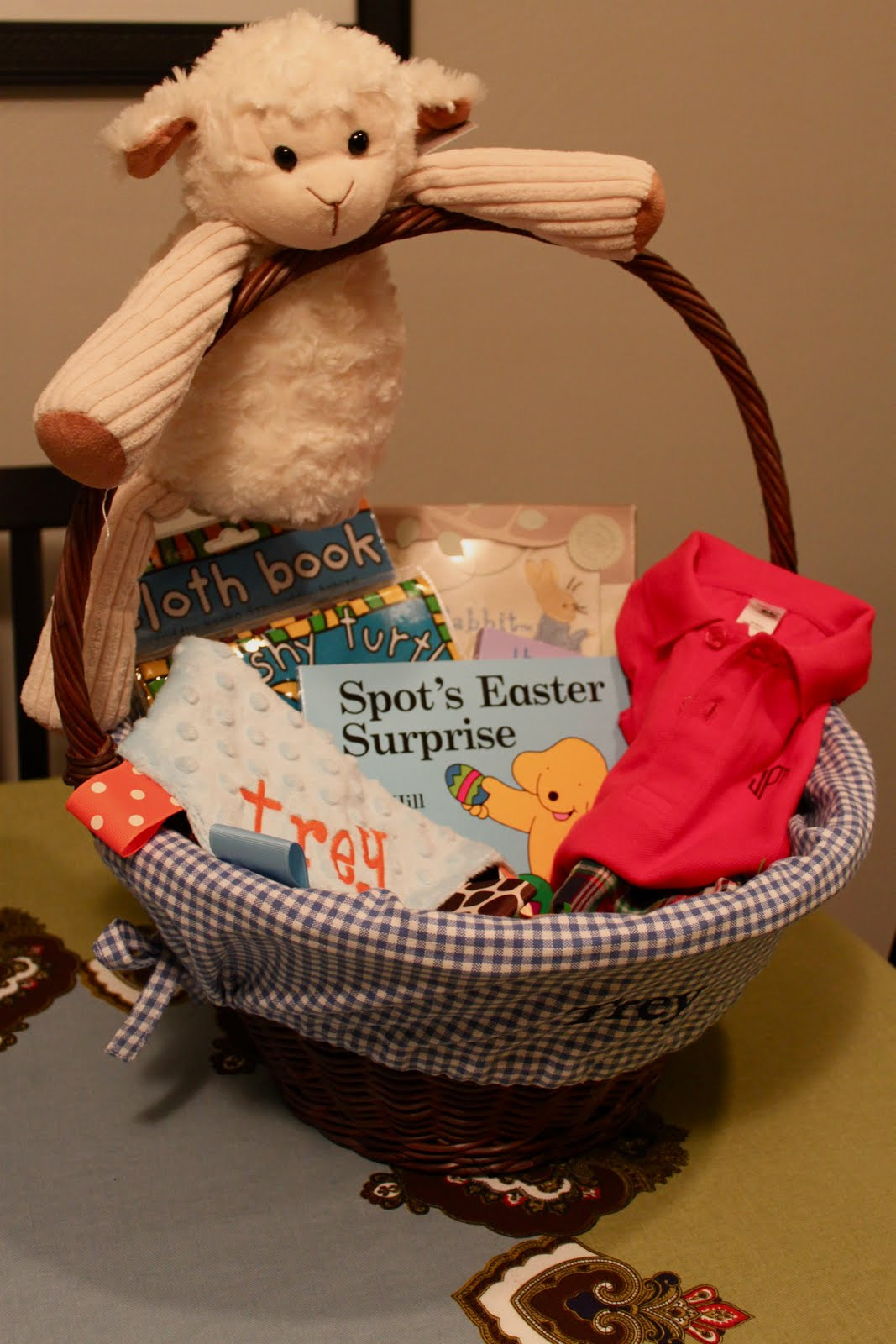 Ideas For Baby Easter Basket
 Beach Bum & Baby Baby s First Easter Basket