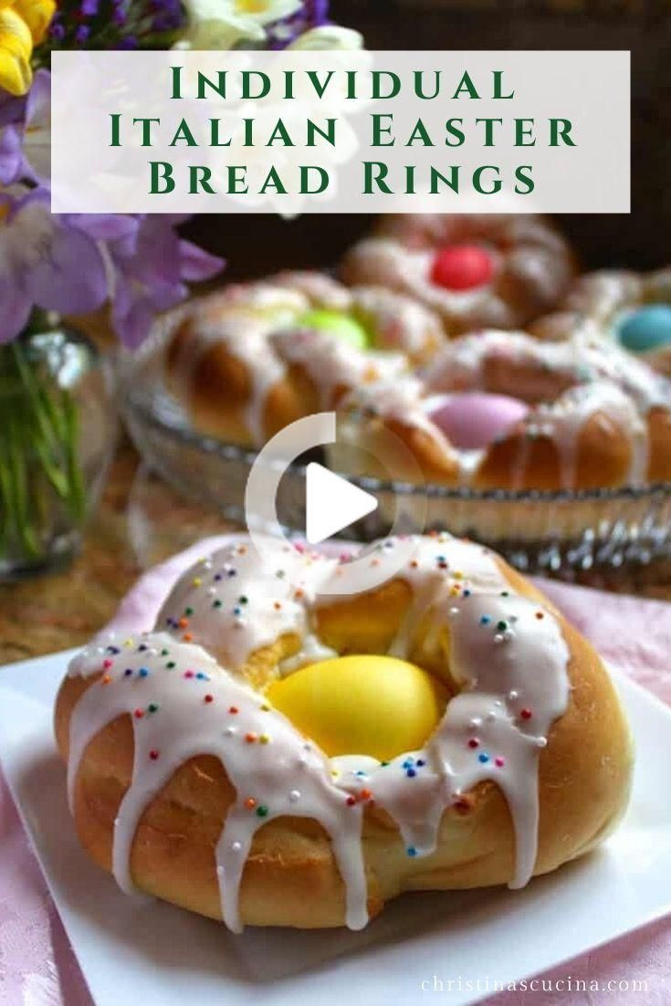Italian Easter Dessert Recipes
 Traditional Italian Easter Bread Rings in 2020