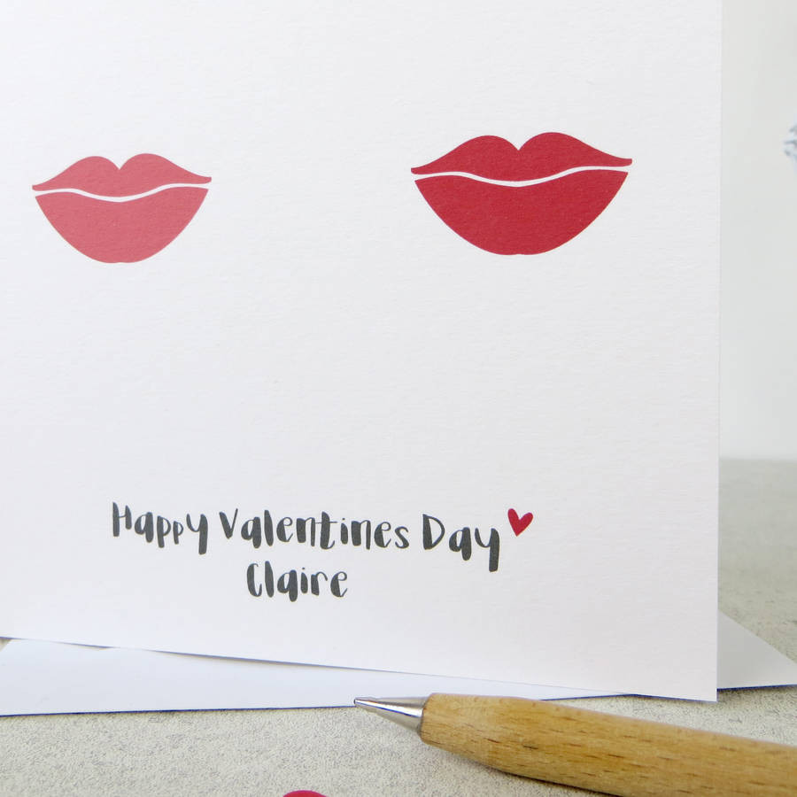 Lesbian Valentines Day Ideas
 Personalised Lesbian Gay Valentine Card By Wink Design